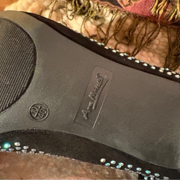 Anne Michelle Rhinestone Pointy Toe OTK Stiletto Heeled Boots Size 10 - Picture 8 of 8